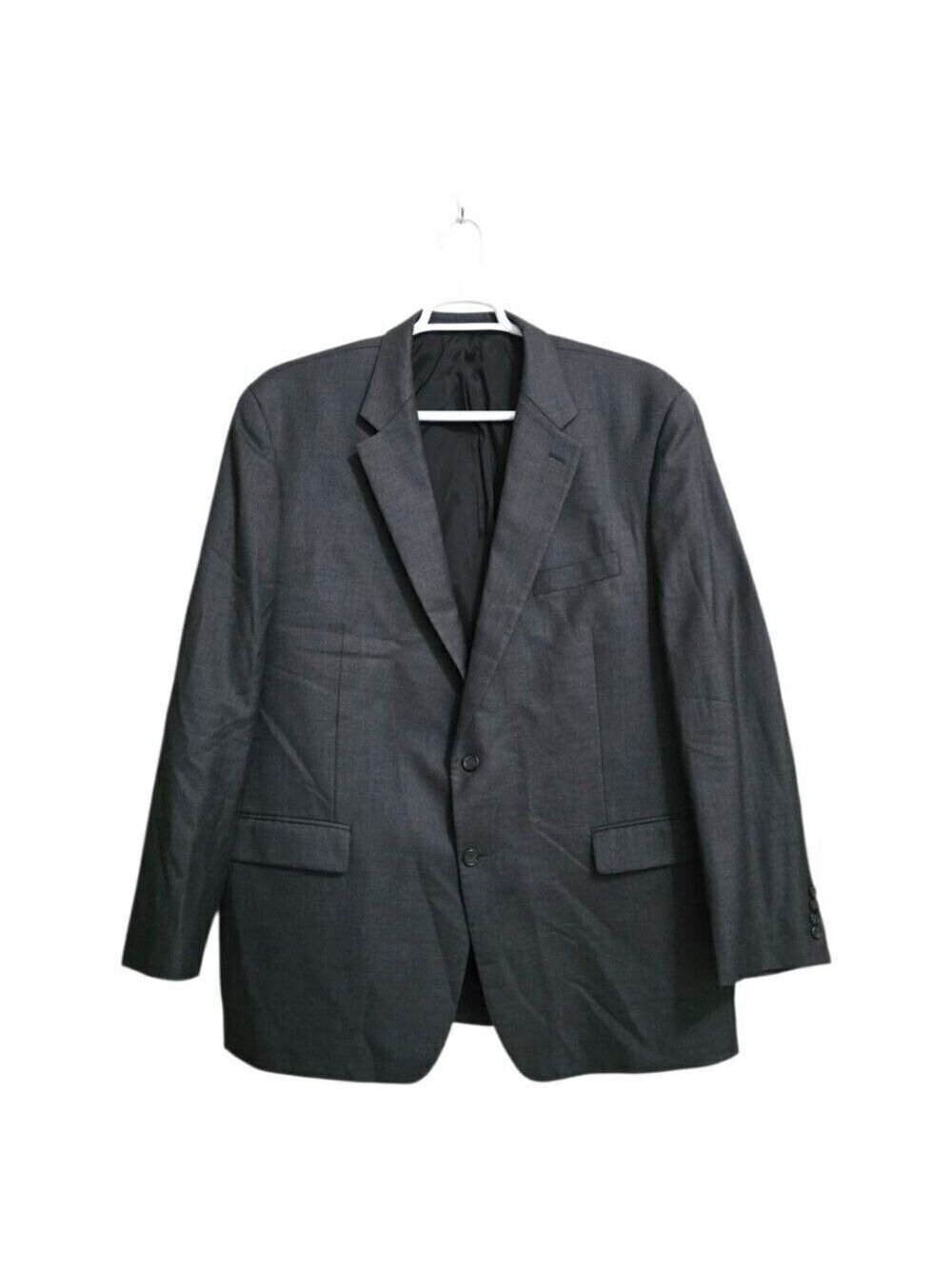 Lauren Ralph Lauren Gray Single Breasted Wool Blazer Sz 48L